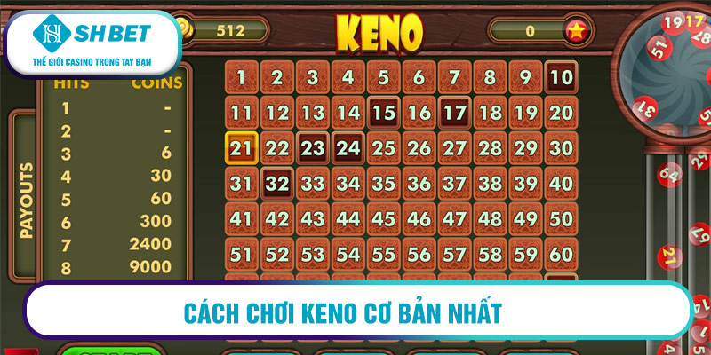 Cách chơi Keno cơ bản nhất